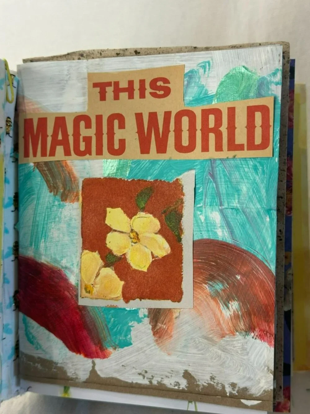 Junk Journal OOAK  Scrapbooking Writing Etc Upcycled Book Inner Child Creativity